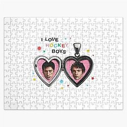Heated Rivalry Shane Hollander Ilya Rozanov Hudson Williams Connor Storrie Ice Couple Romance Jigsaw Puzzle