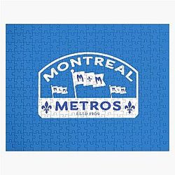 Montreal Metros Logo Jigsaw Puzzle by Shane Hollander