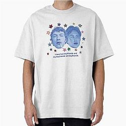 Heated Rivalry I have two boyfriends Ilya Rozanov Shane Hollander Connor Storrie Hudson Williams Oversized T-Shirt