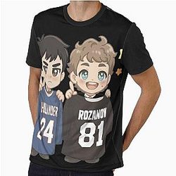 Shane Hollander Ilya Rozanov Pride Hockey Heated Rivalry Graphic T-Shirt