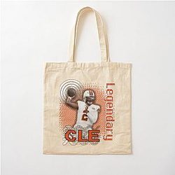 Shedeur Sanders Dawg Pound Cleveland Browns Retro Cotton Tote Bag