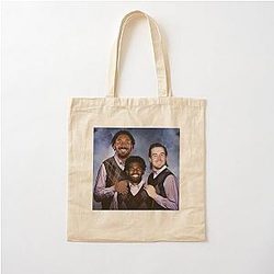 Shedeur Sanders Kenny Pickett Myles Garrett Football Cleveland Step Bros Vintage Meme Cotton Tote Bag