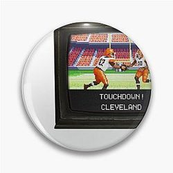 Shedeur Sanders Quinshon Judkins Cleveland Browns Tecmo Bowl Pin