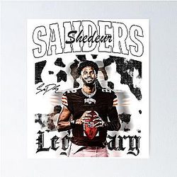 Shedeur Sanders Cleveland Football Poster