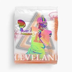 Shedeur Sanders Browns Duvet Cover