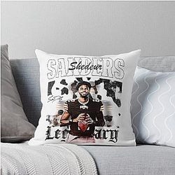 Shedeur Sanders Cleveland Football Throw Pillow