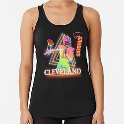 Shedeur Sanders Brown's Neon Unisex Racerback Tank Top