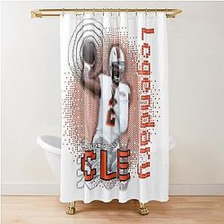 Shedeur Sanders Dawg Pound Cleveland Browns Shower Curtain