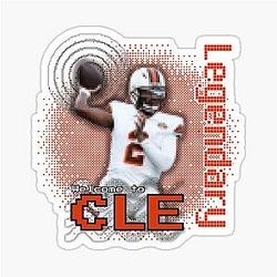 Shedeur Sanders Dawg Pound Cleveland Browns Sticker