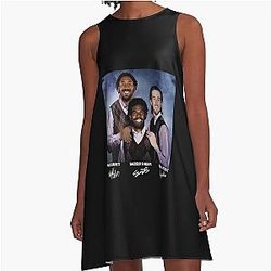 Shedeur Sanders Kenny Pickett Myles Garrett Football Cleveland Step Bros Vintage A-Line Dress