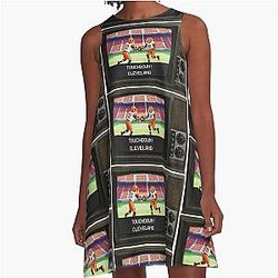 Shedeur Sanders Quinshon Judkins Cleveland Browns Tecmo A-Line Dress