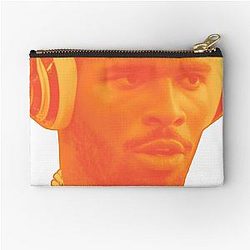 Shedeur Sanders Cleveland Browns Necklace Headshot Zipper Pouch