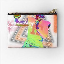 Shedeur Sanders Brown's Neon Unisex Zipper Pouch