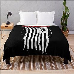 Shinedown Shredded Flag Throw Blanket