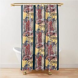 Shinedown Fan Art Shower Curtain