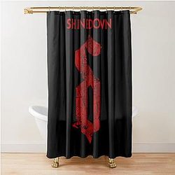 Shinedown The Voices Pullover Shower Curtain