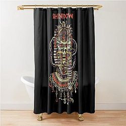 Shinedown Planet Zero Skull Shower Curtain