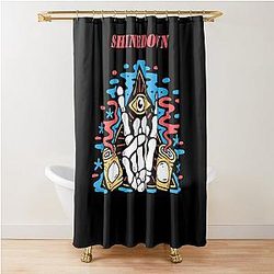 Shinedown Rock Band Shower Curtain