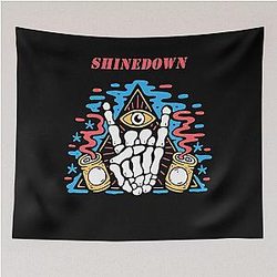 Shinedown Rock Band Tapestry