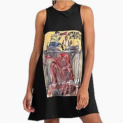 Shinedown ATTENTION fan art A-Line Dress