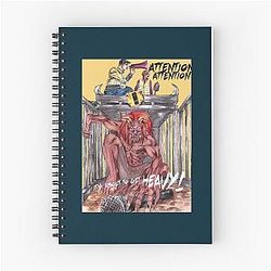 Shinedown fan art Spiral Notebook