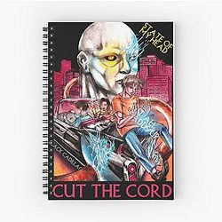 Shinedown Threat To Survival Fan Art Spiral Notebook