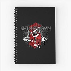 Shinedown Madness Clockwork Spiral Notebook