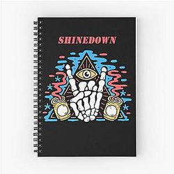 Shinedown Rock Band Spiral Notebook
