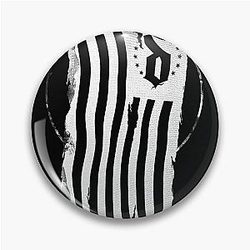 Shinedown Shredded Flag Pin