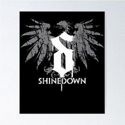 Gray Heavy Metal Symbol Poster