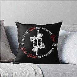 Killing Fields Throw Pillow