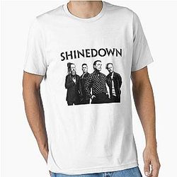 Shinedown Band Logo Black White Essential T-Shirt