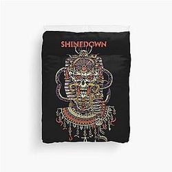 Shinedown Planet Zero Skull Duvet Cover