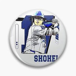 Shohei Ohtani Baseball Player Design 3 Pin