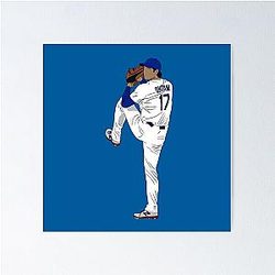 Shohei Ohtani Los Angeles Baseball Pitcher Poster