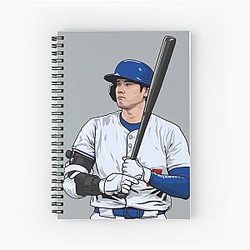 Shohei Ohtani at Baseball Legend Spiral Notebook