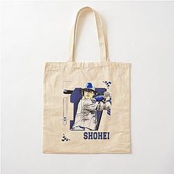Shohei Ohtani Baseball Player Design Cotton Tote Bag