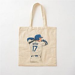 Shohei Ohtani - Dodgers Cotton Tote Bag