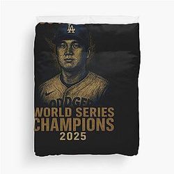 Shohei Ohtani 2025 World Series Duvet Cover