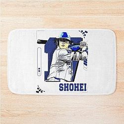 Shohei Ohtani Baseball Player Design Bath Mat
