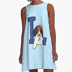 Deco Pin Shohei Ohtani's dog A Line Dress