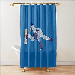 Shohei Ohtani Los Angeles Baseball Shower Curtain