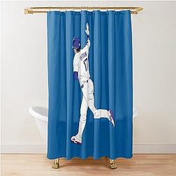 Shohei Ohtani Los Angeles Baseball Home Run Shower Curtain