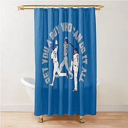 Shohei Ohtani Get You a Guy Who Can Do It All Los Angeles Baseball Shower Curtain