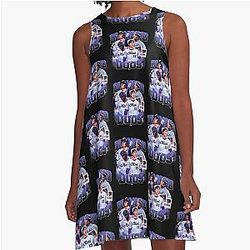 MLBPA Duos Mookie Betts and Shohei Ohtani MLBDDUO4002 T-Shirt A-Line Dress