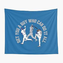 Shohei Ohtani Get You A Guy Who Can Do It All Los Angeles Baseball Minimalist Tapestry