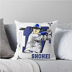Shohei Ohtani Baseball Player Design Throw Pillow