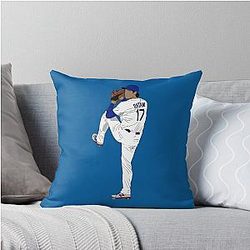 Shohei Ohtani Los Angeles Baseball Pitcher Throw Pillow