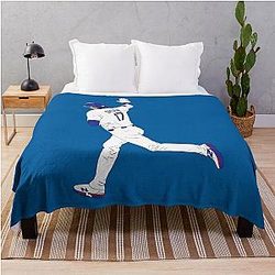 Shohei Ohtani Los Angeles Baseball Home Run Throw Blanket
