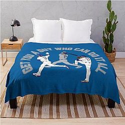 Shohei Ohtani Get You A Guy Who Can Do It All Los Angeles Baseball Throw Blanket